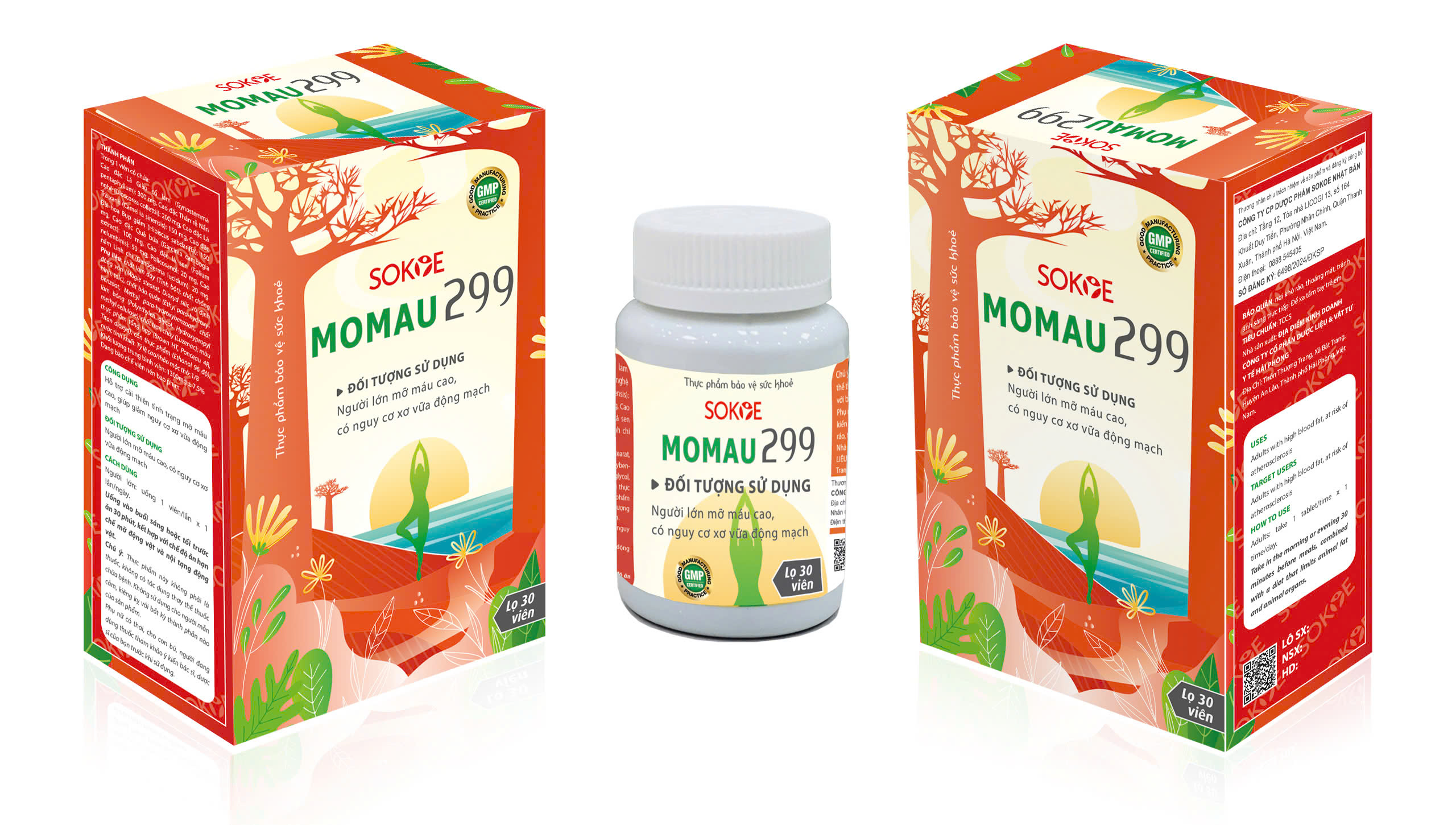 MOMAU 299 - HÀNG CHÍNH HÃNG (dùng cho người mỡ máu)