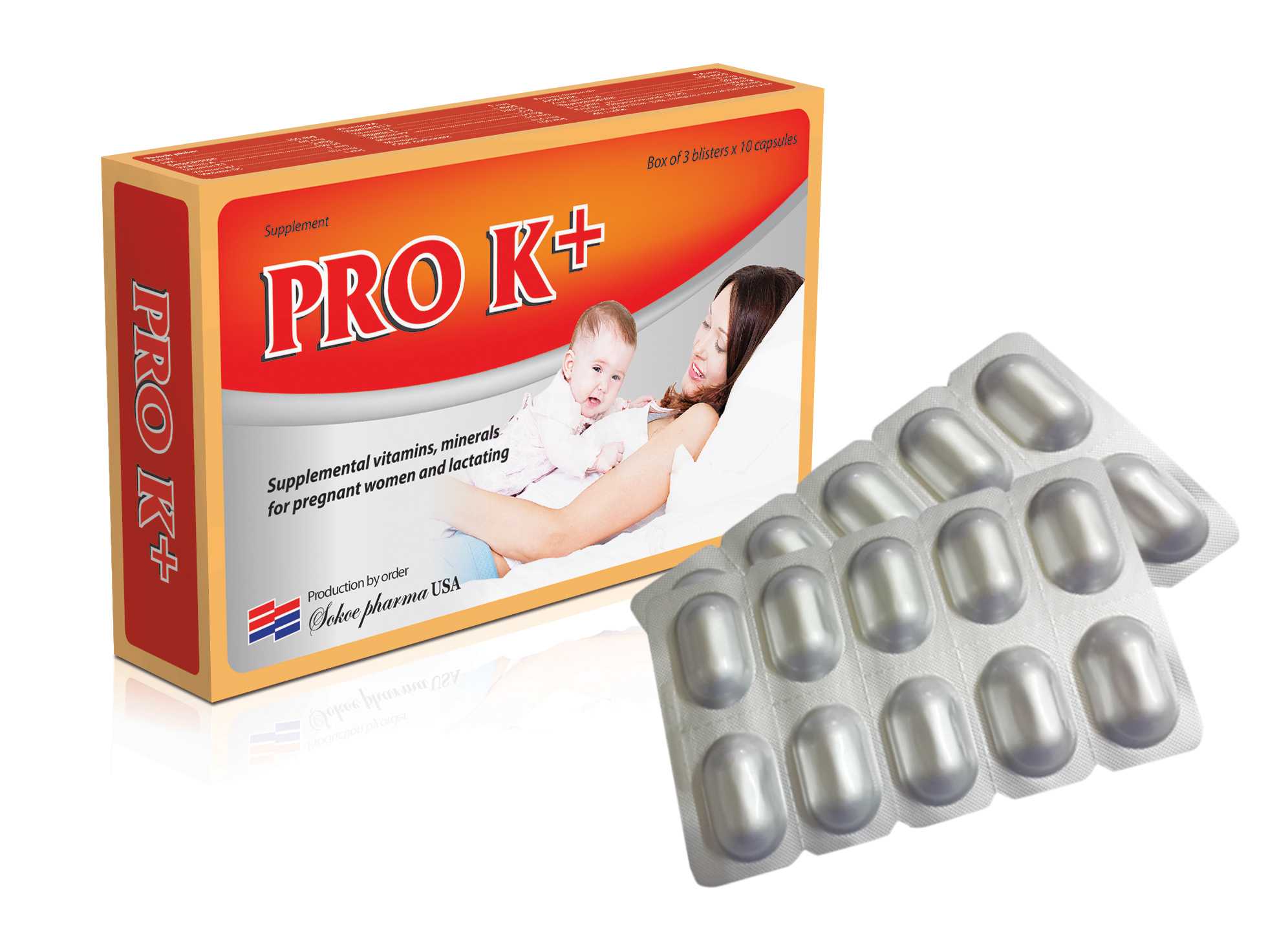 PRO K + đỏ