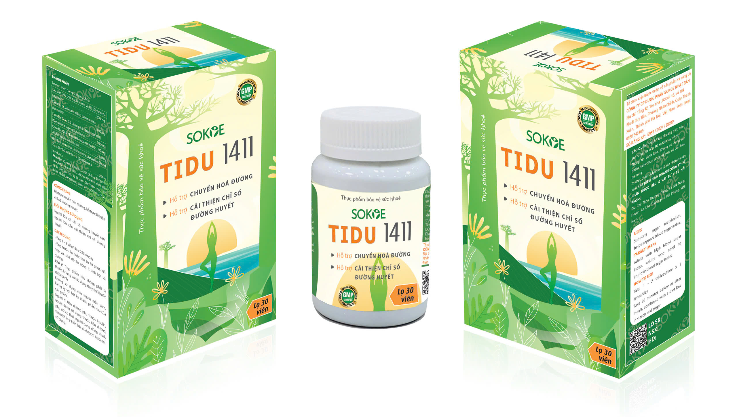 TIDU 1411 - HÀNG CHÍNH HÃNG (dùng cho người bị tiểu đường)